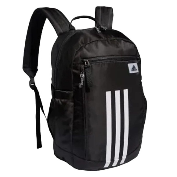Adidas League Three Stripe 2 Backpack, Black/White, One Size, New with tag & Big